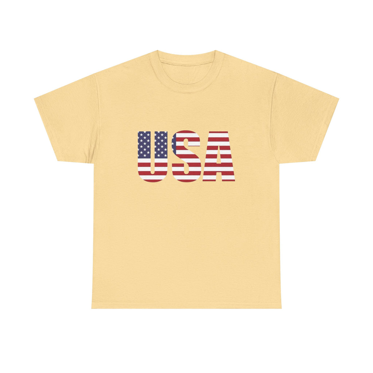 USA American Flag Made In AMERICA Graphic T Shirt Unisex NEW Heavy Cotton Tee