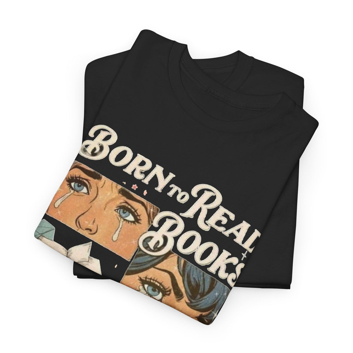 Born to Read Books Forced to Read Emails T-Shirt Funny Men's Graphic Tee