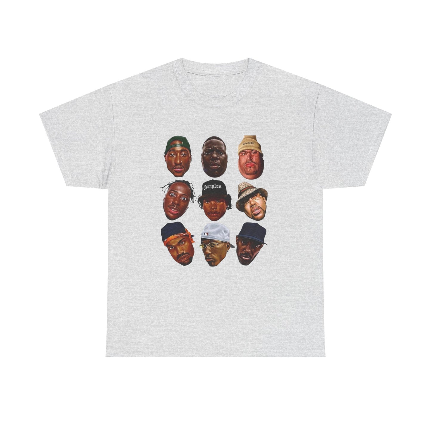 Hip Hop Legends Rap Vintage Graphic T Shirt NEW Unisex Heavy Cotton Tee