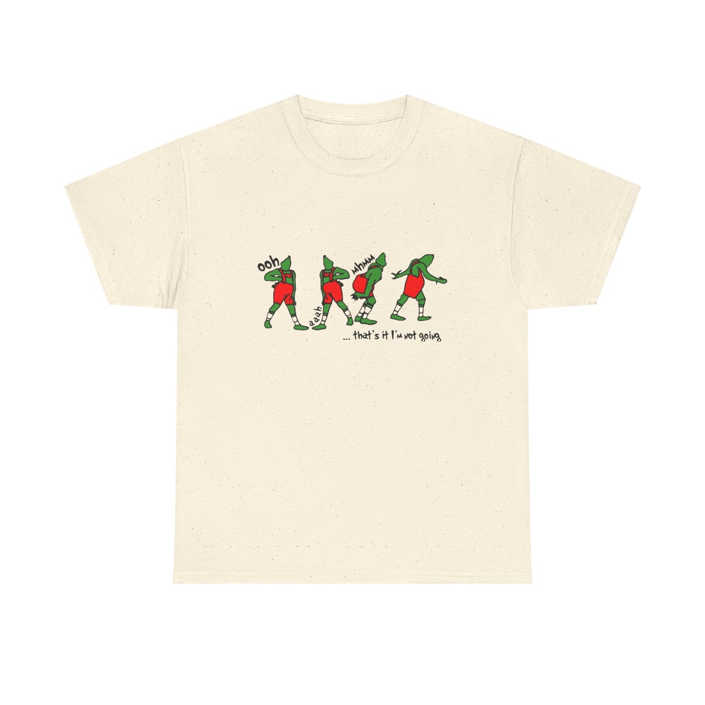 Funny Grinch Retro Christmas Jokes Graphic T Shirt Unisex NEW Heavy Cotton Tee