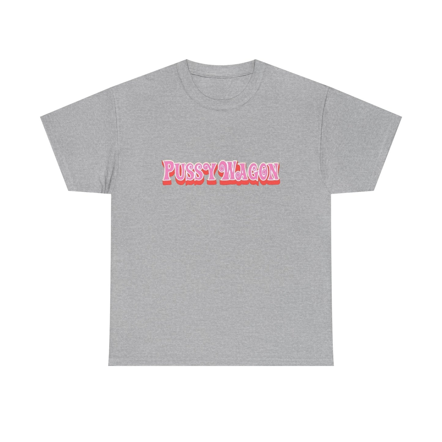 Pussy Wagon Funny Graphic T Shirt NEW Adult Regular Sizing Tee