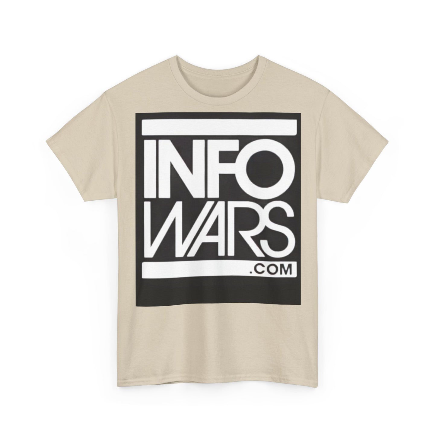 Info Wars Tshirt Alex Jones Rogan American Funny Podcast Unisex Heavy Cotton Tee