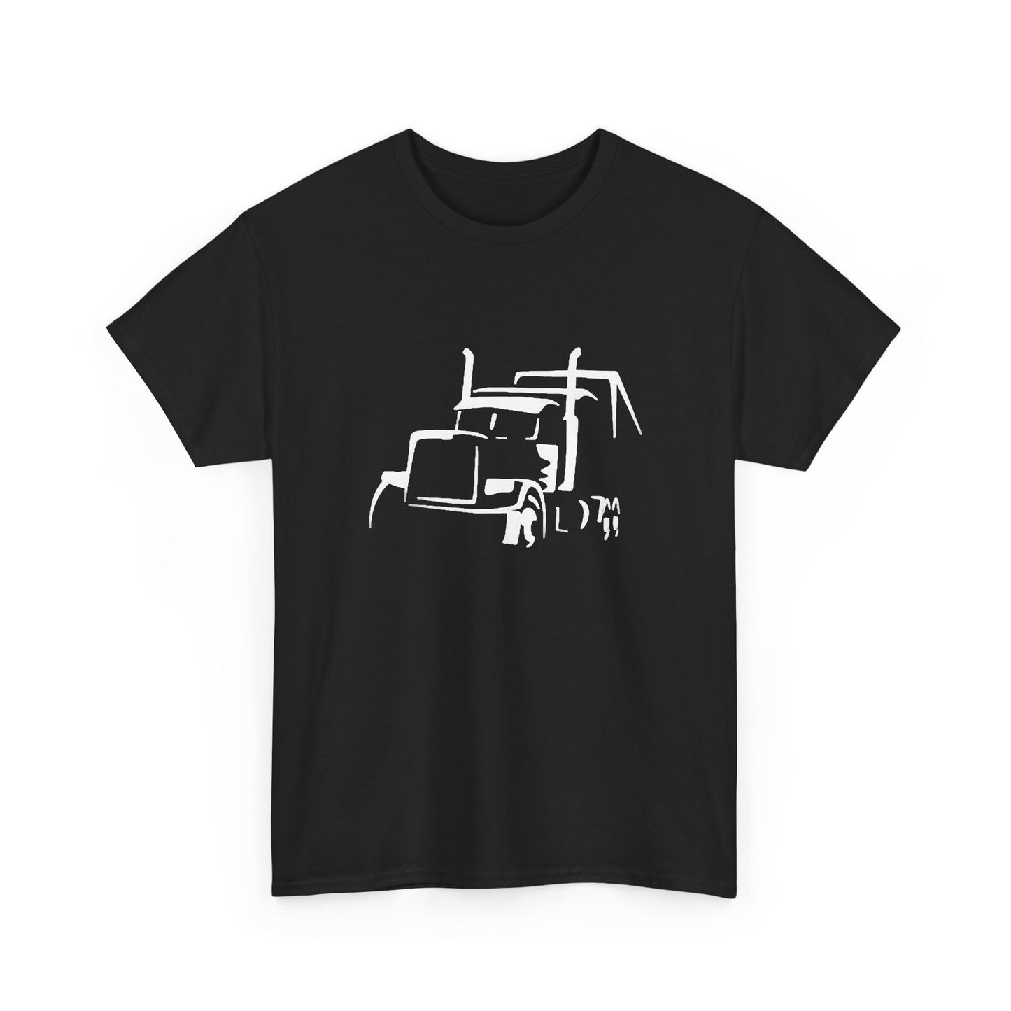 Semi Truck Trailer Hauling Graphic T Shirt NEW Adult Regular Sizing Tee