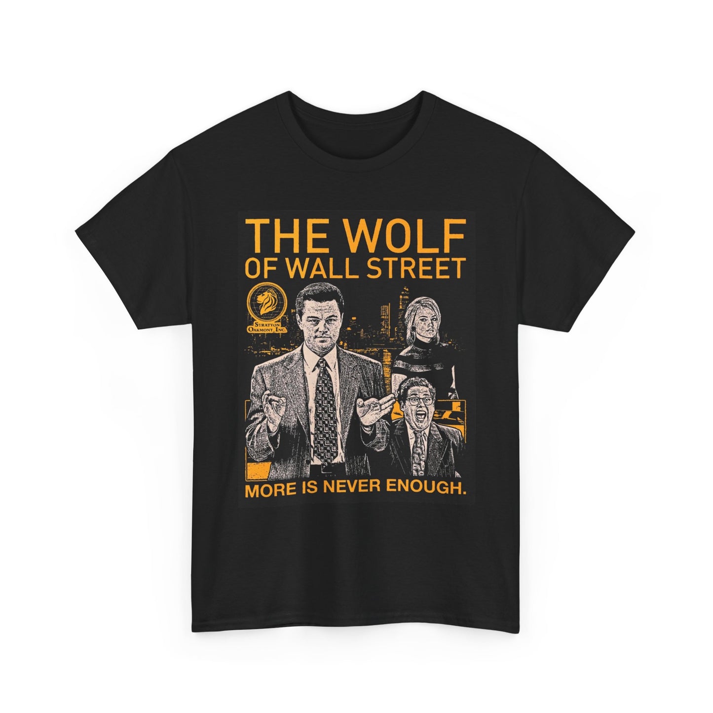 Wolf Of Wall Street Money Is Never Enough Graphic T Shirt NEW ADULT Tee