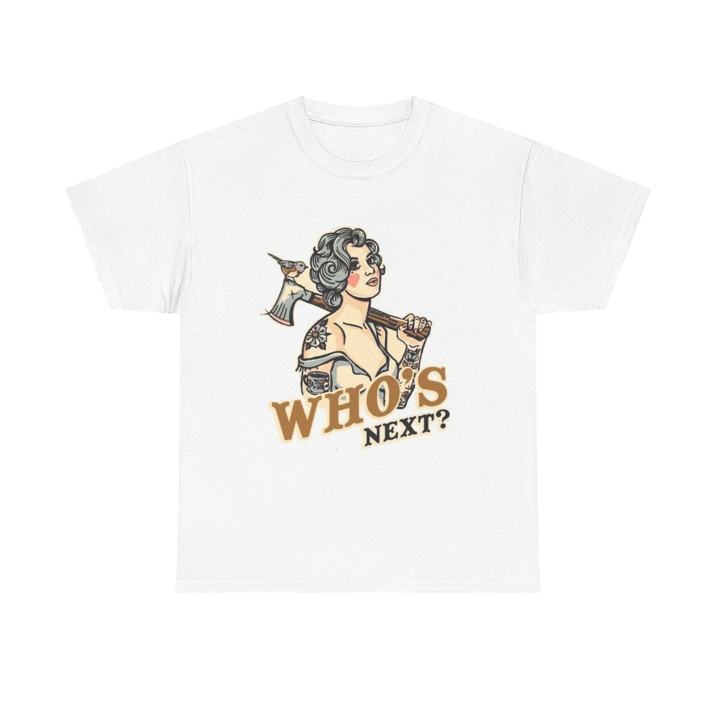 Who's Next Graphic T Shirt Women's Cotton Tee BRAND NEW