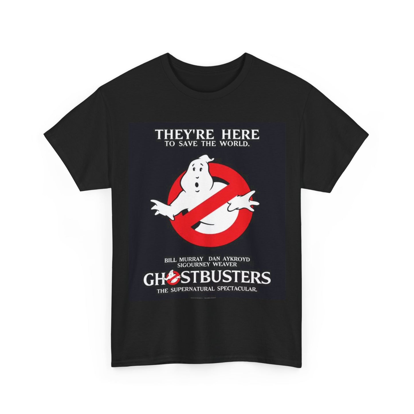 Ghostbusters Tshirt Vintage Movie Poster Retro Graphic Unisex Heavy Cotton Tee