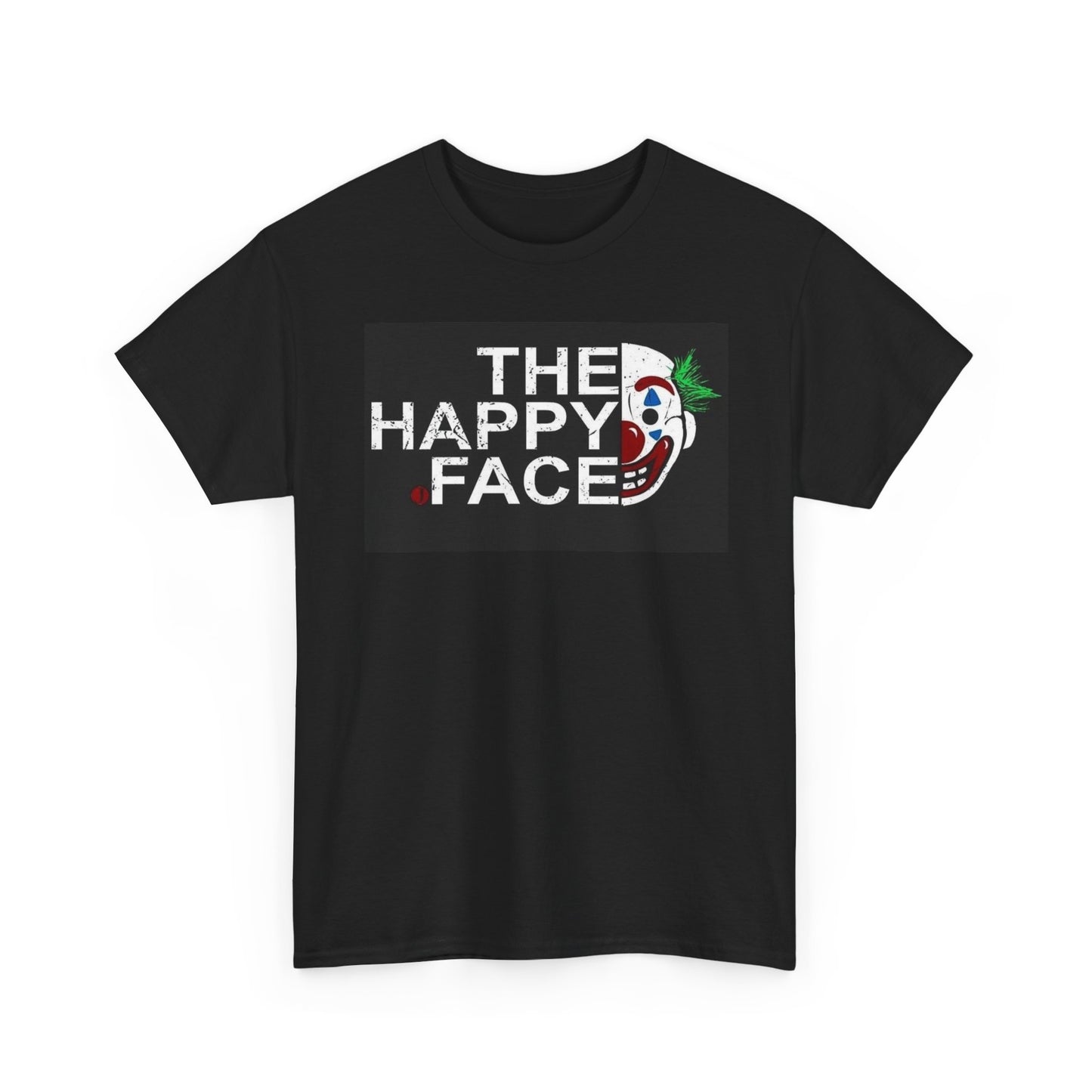 The Happy Face Clown Graphic T Shirt Unisex Heavy Cotton Tee