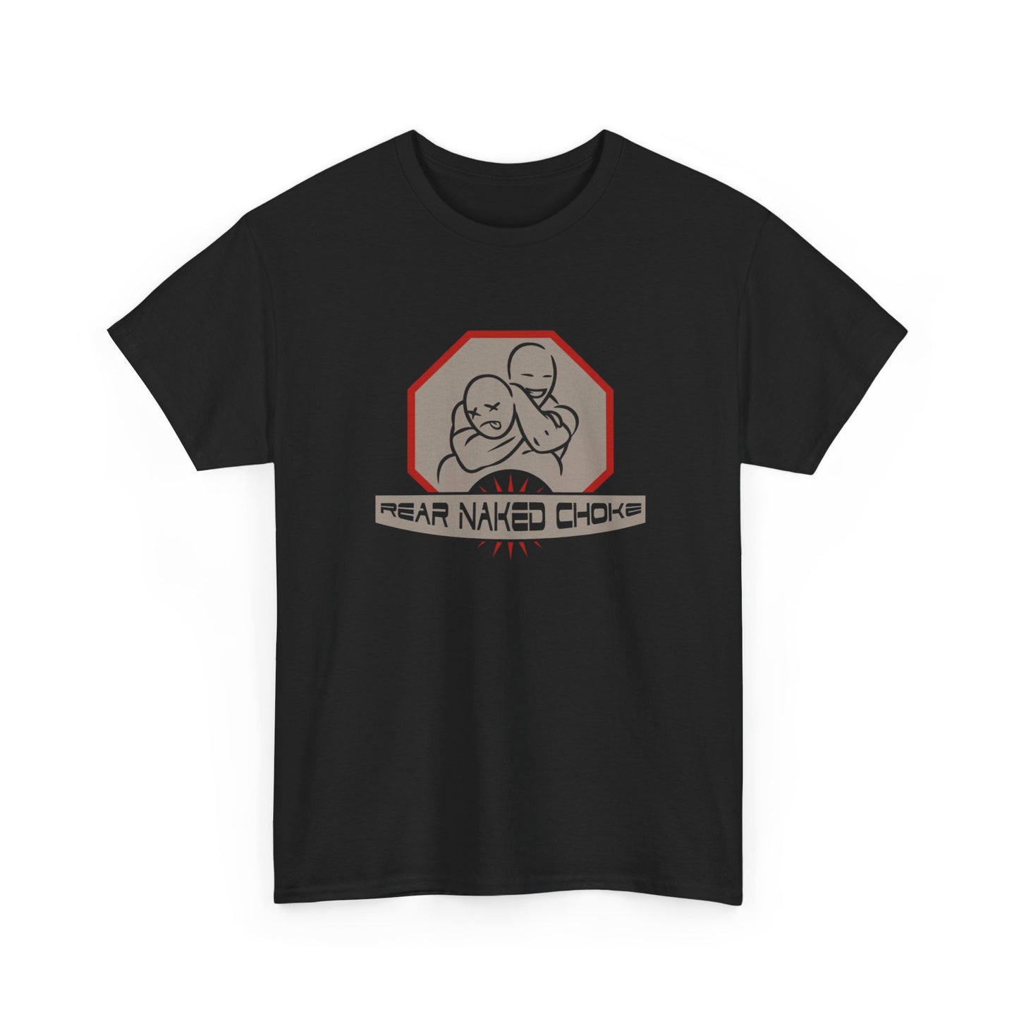 MMA Rear Naked Choke Wrestling Graphic T Shirt NEW Unisex Heavy Cotton Tee