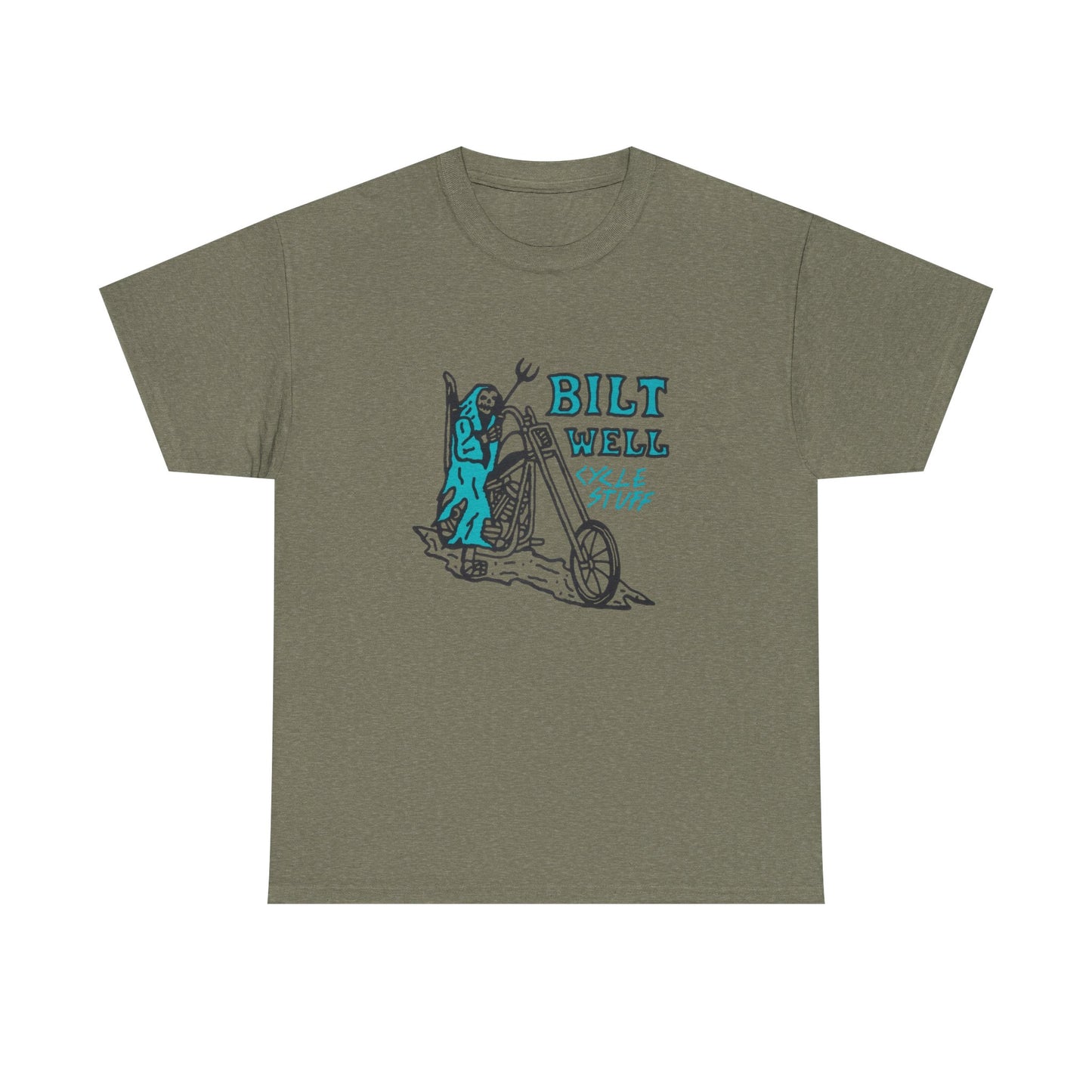 Bilt Well Motorcycle Stuff Graphic T Shirt Unisex Heavy Cotton Tee