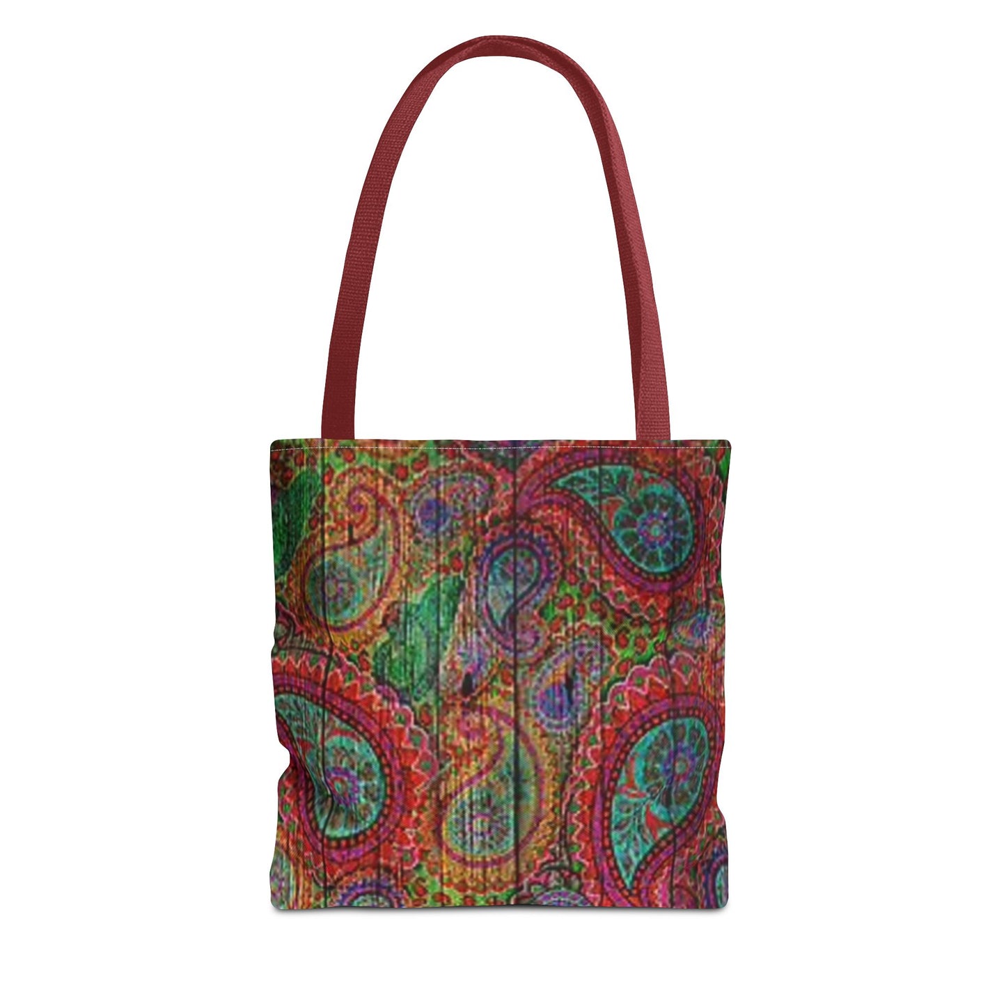 Red Multi Paisley  Color BRAND NEW MODERN Tote Bag (AOP)