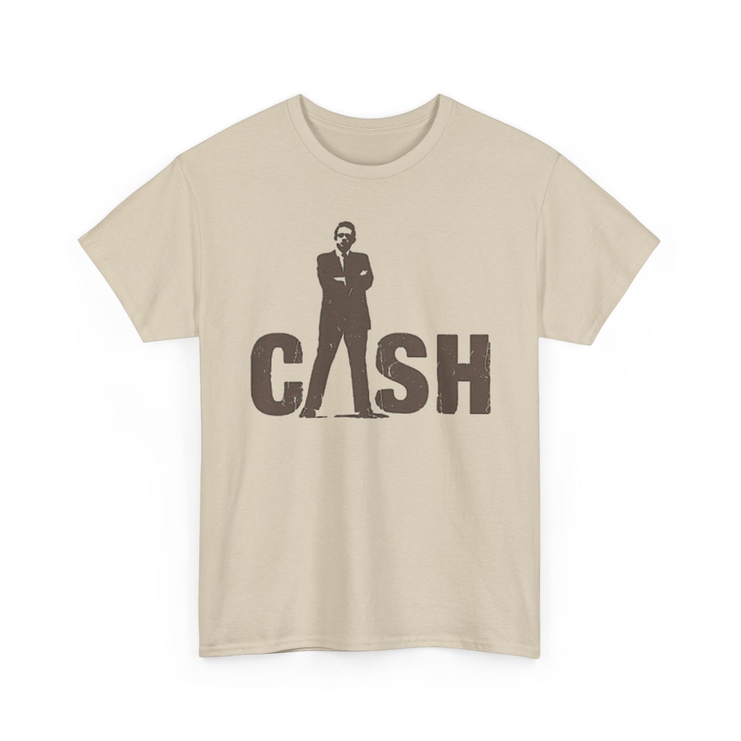 Johnny Cash Graphic T Shirt Vintage Poster Country Unisex Heavy Cotton Tee