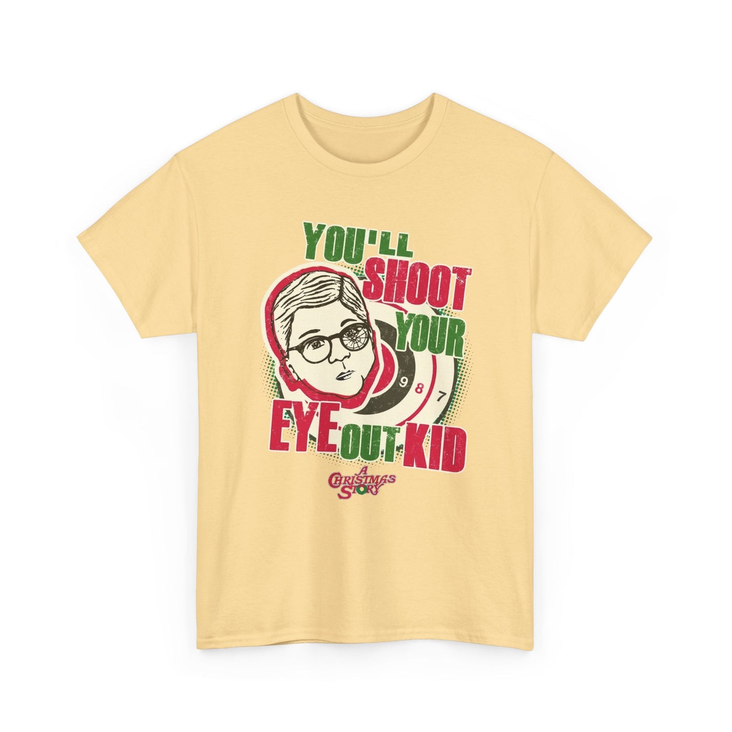 A Christmas Story Funny Retro Graphic T Shirt NEW Unisex Heavy Cotton Tee