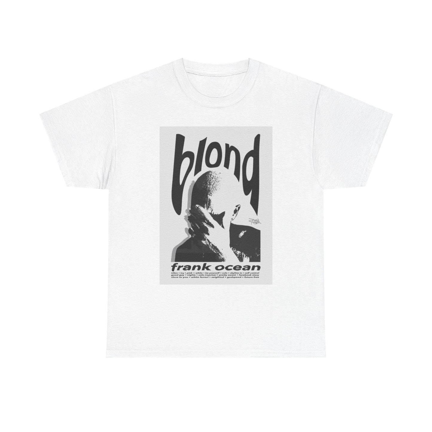 Frank Ocean Graphic T Shirt Vintage Blond Retro Album Unisex Heavy Cotton Tee