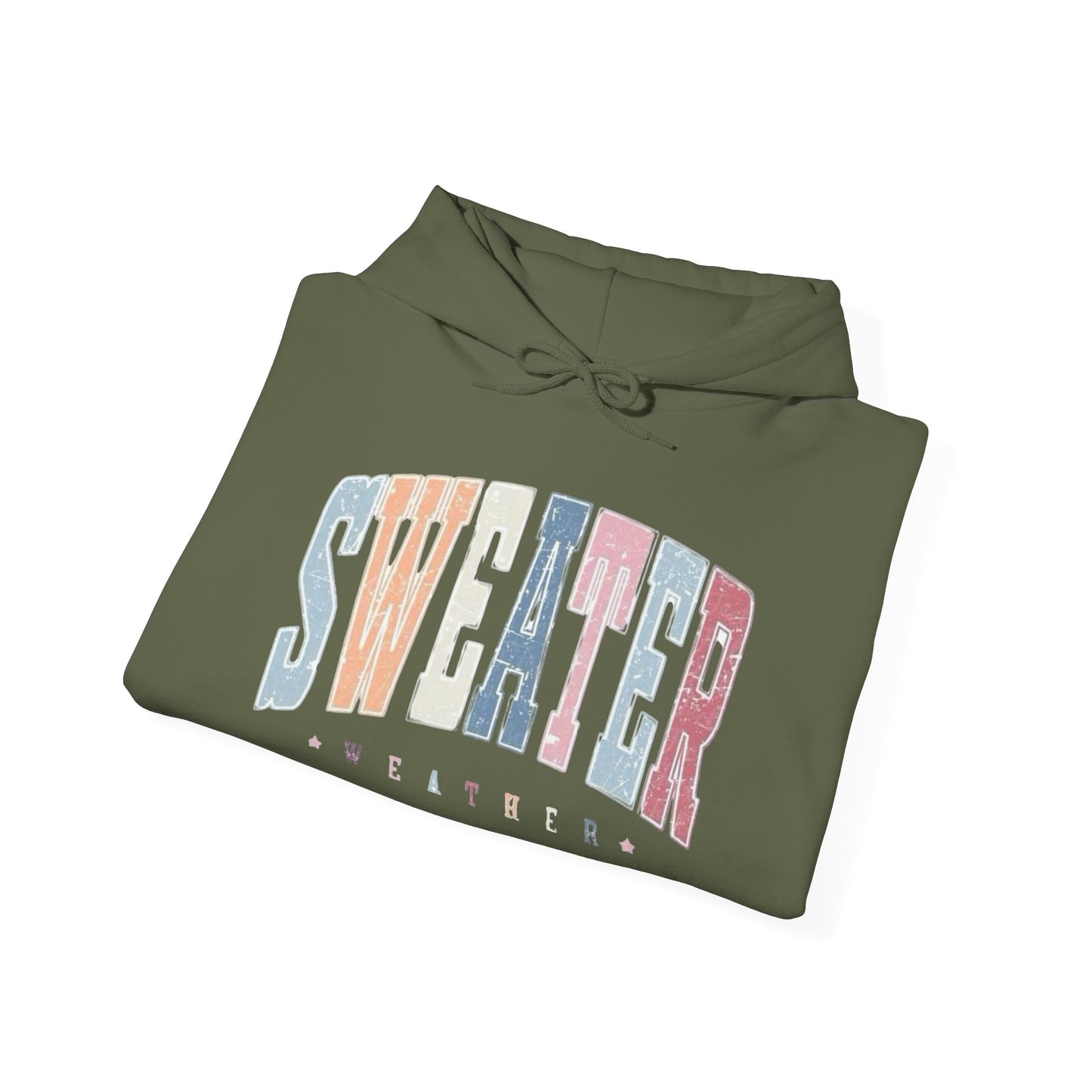 Sweater Weather MULTIPLE COLORS Graphic Hoodie Heavy Blend™ Hooded Sweatshirt