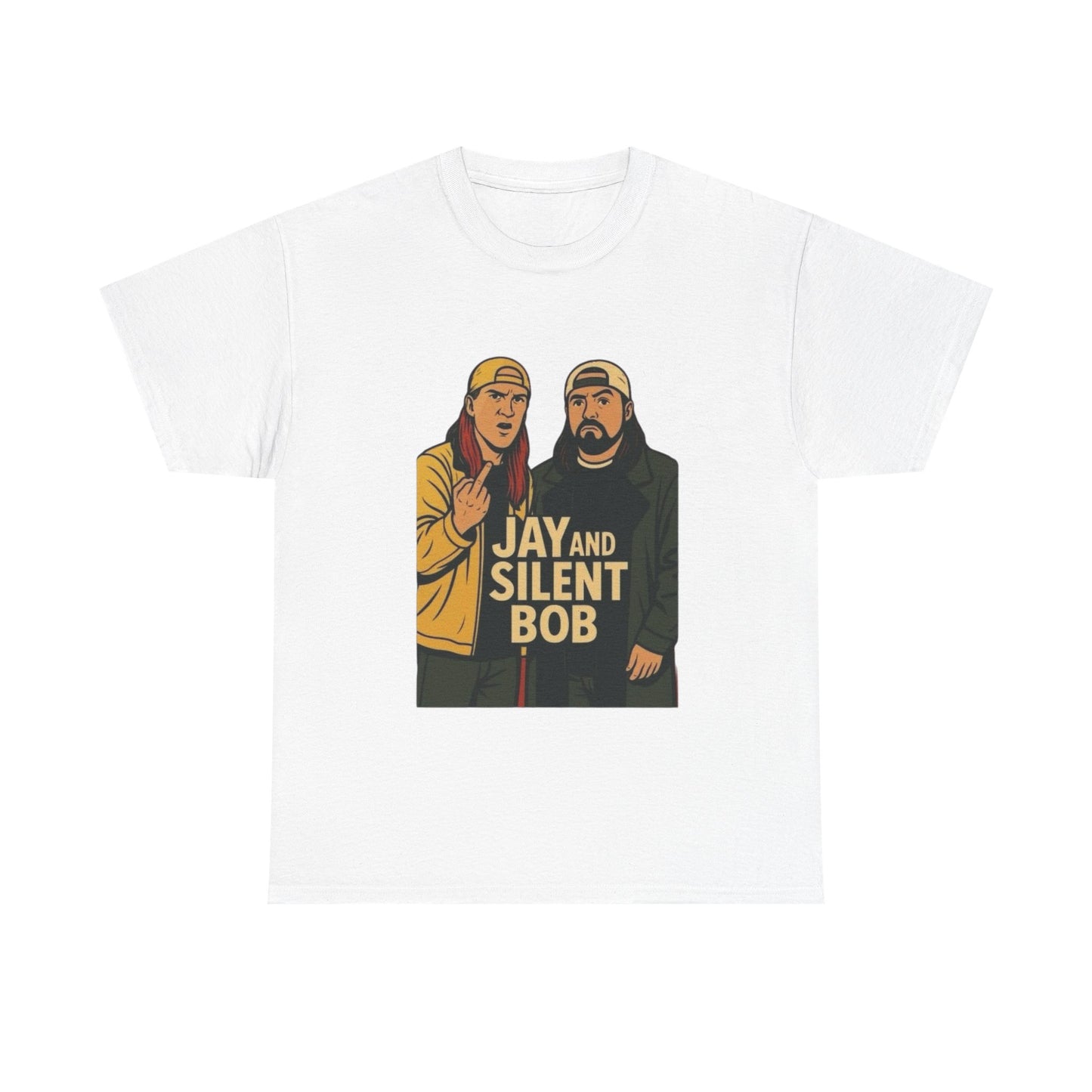 Jay And Silent Bob Comedy Graphic T Shirt NEW Unisex Heavy Cotton Tee