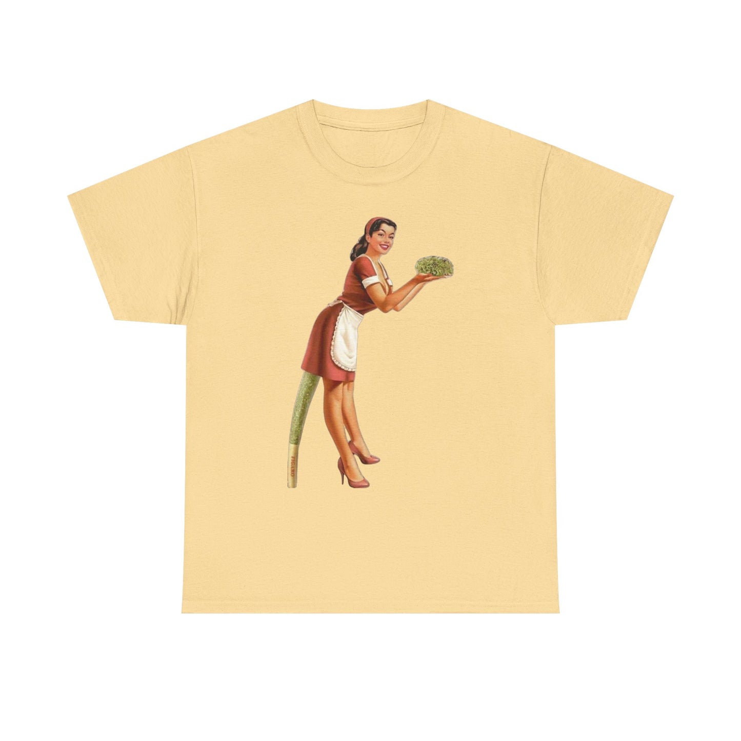 Baking Weed Pies Graphic T-Shirt Womens Comfy Cotton Tee NEW