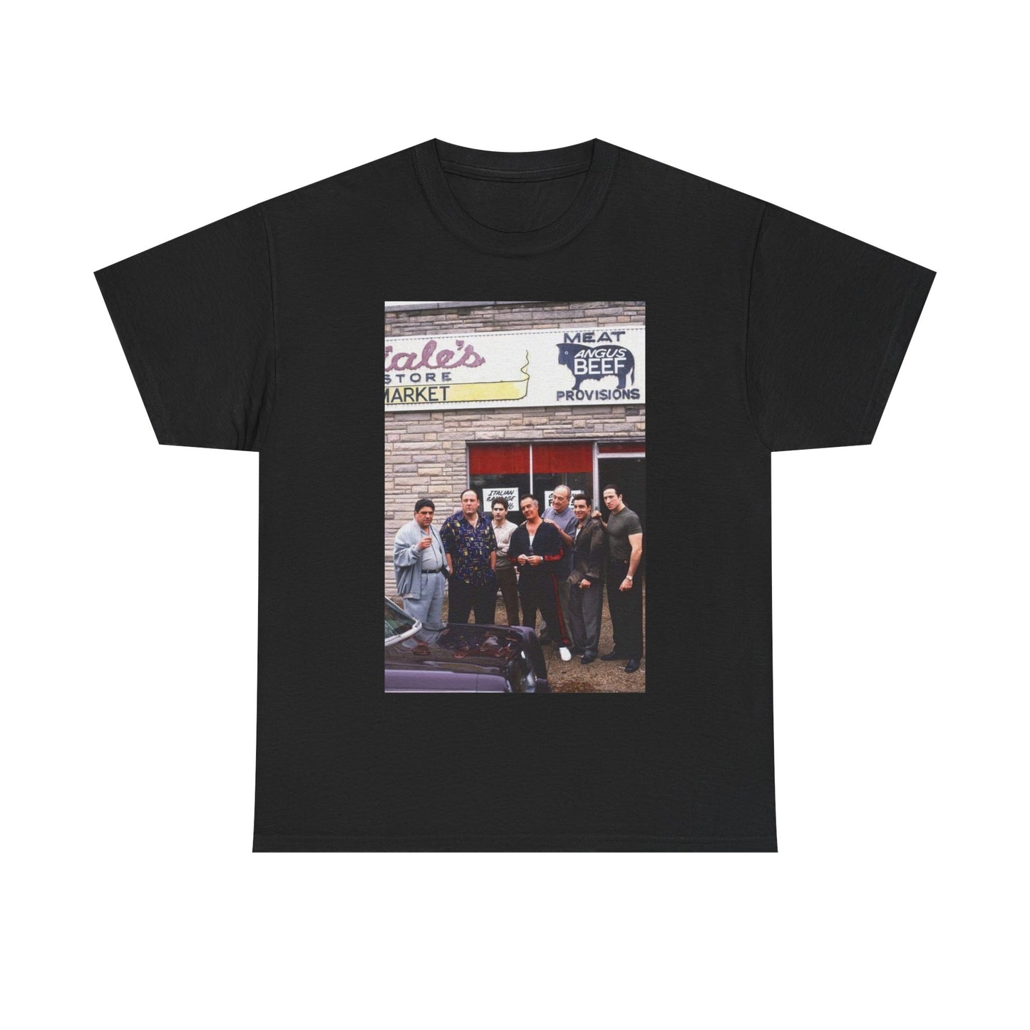 The Sopranos Tshirt Vintage Mob New York Italian Deli Unisex Heavy Cotton Tee