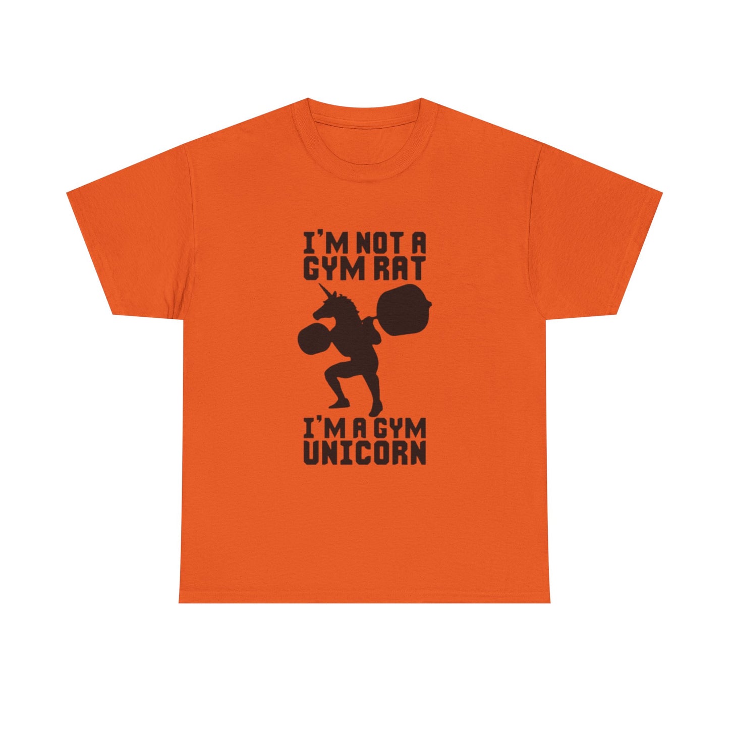 Gym Rat Shirt Funny Lifting Gear Workout Training Comedy Unisex Heavy Cotton Tee