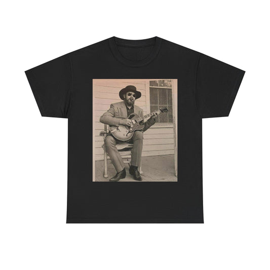Hank Williams jr T-shirt vintage country wallen retro Unisex Heavy Cotton Tee