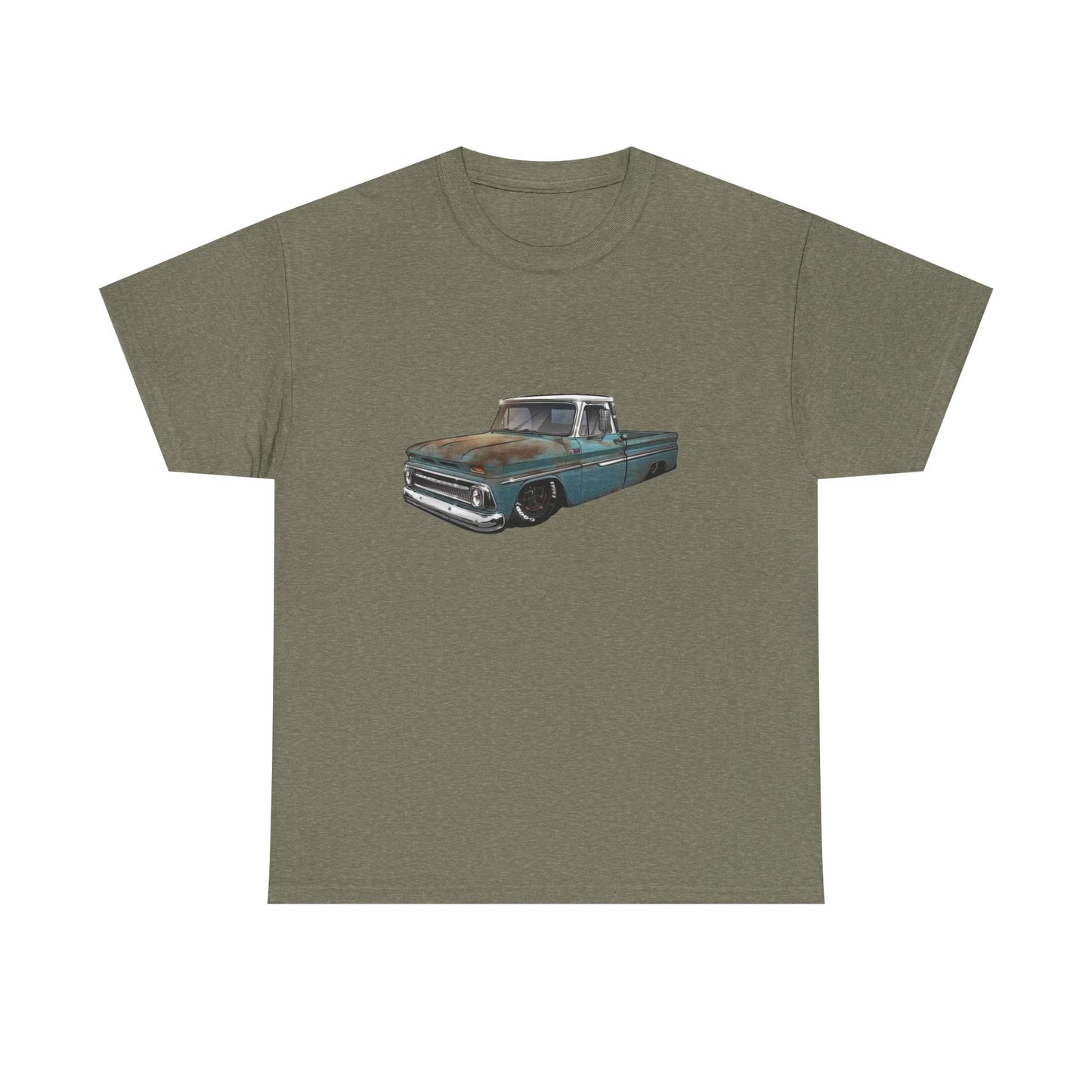 Classic Truck Retro Chevy Graphic T Shirt Unisex Heavy Cotton Tee NEW