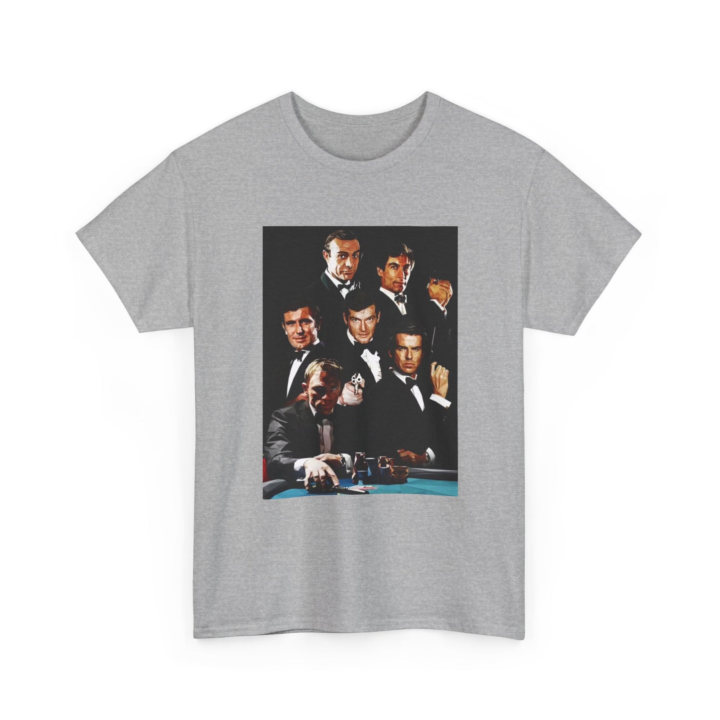 James Bond T-shirt Vintage Bond Collection Merch Unisex Heavy Cotton Tee