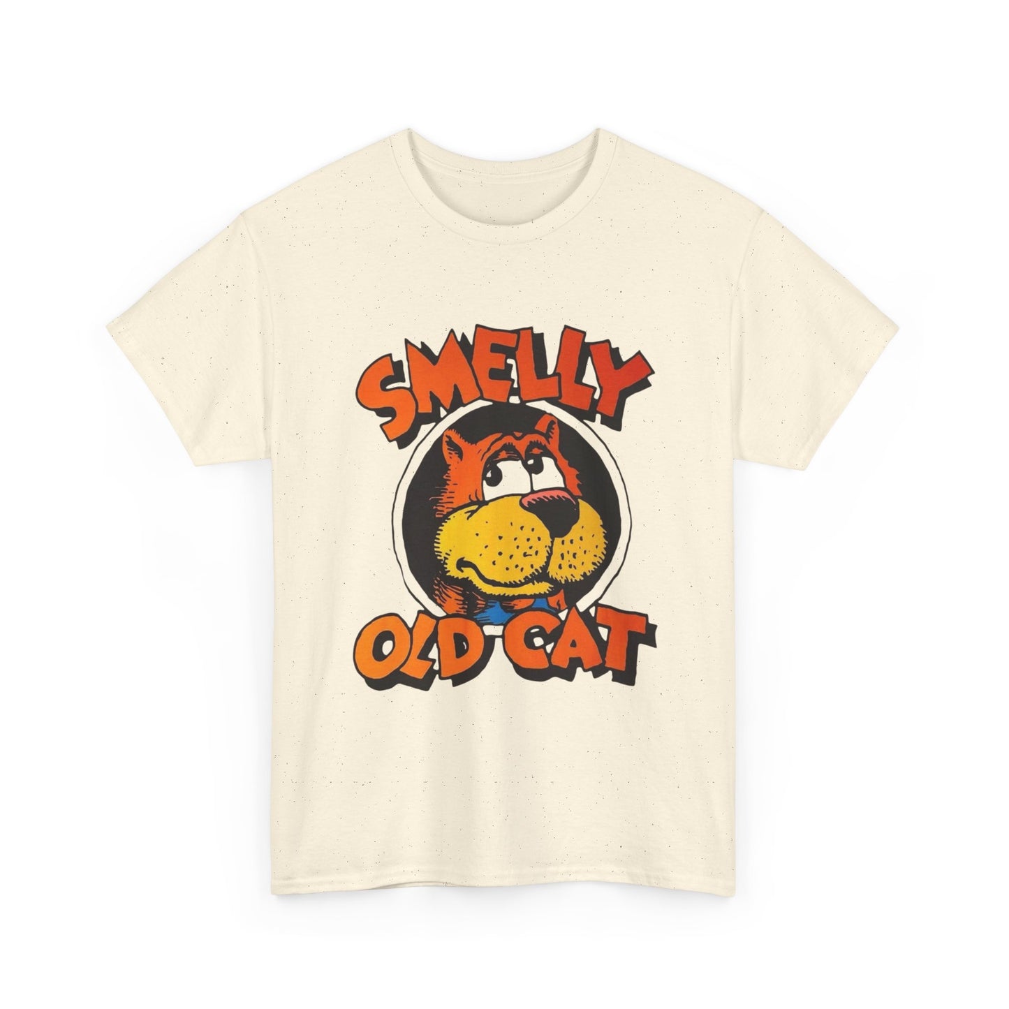 Smelly Old Cat Graphic T Shirt ADULT NEW Heavy Cotton Tee