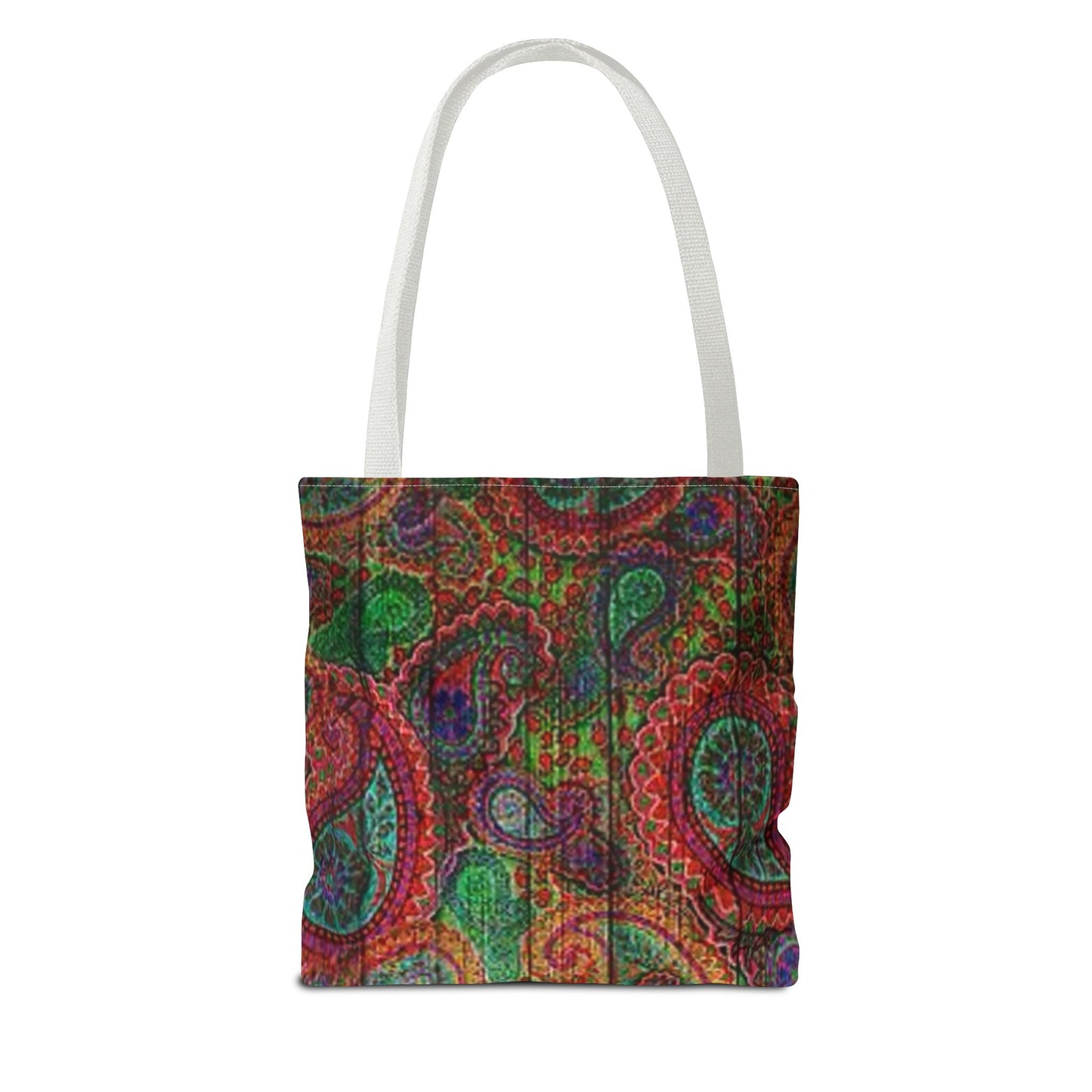 Red Multi Paisley  Color BRAND NEW MODERN Tote Bag (AOP)