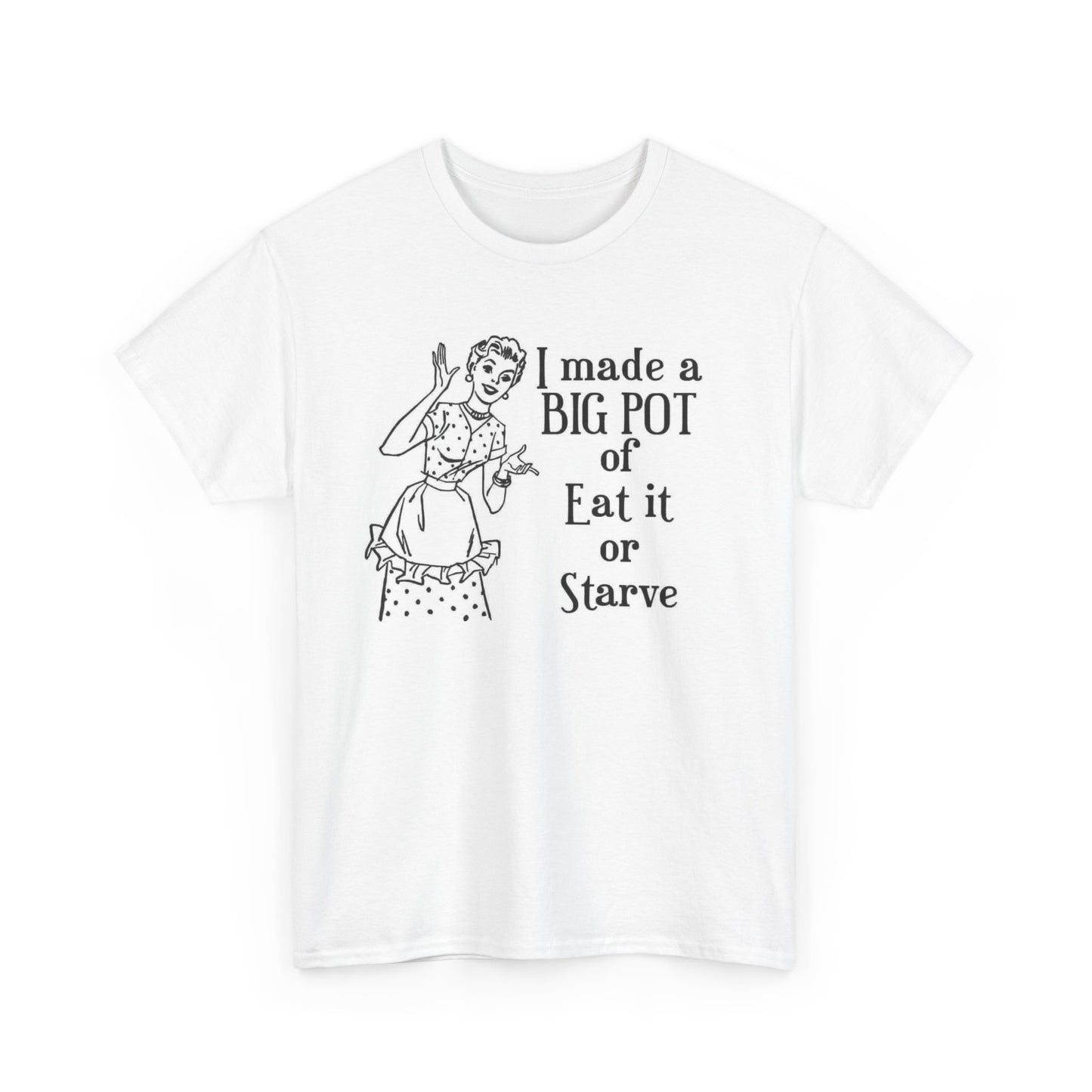 Funny Wife Mom Cooking Graphic T Shirt Women's Cotton Tee BRAND NEW