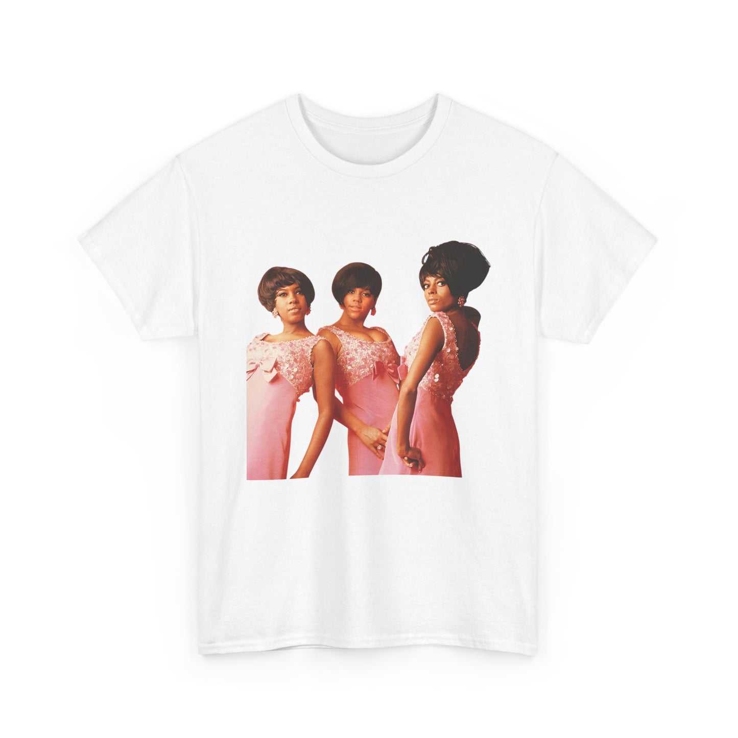 The Supremes Tshirt Vintage Diana Ross Retro Poster Unisex Heavy Cotton Tee 71
