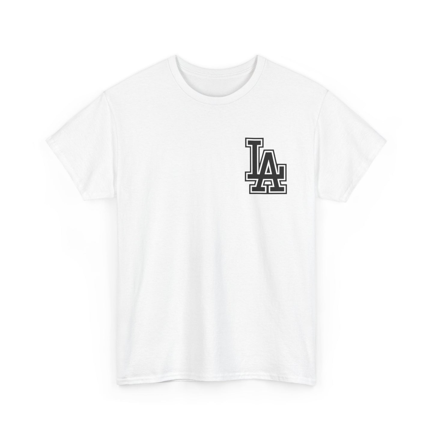 LA Los Angeles Cali Logo Graphic T Shirt S-5XL Unisex Heavy Cotton Tee