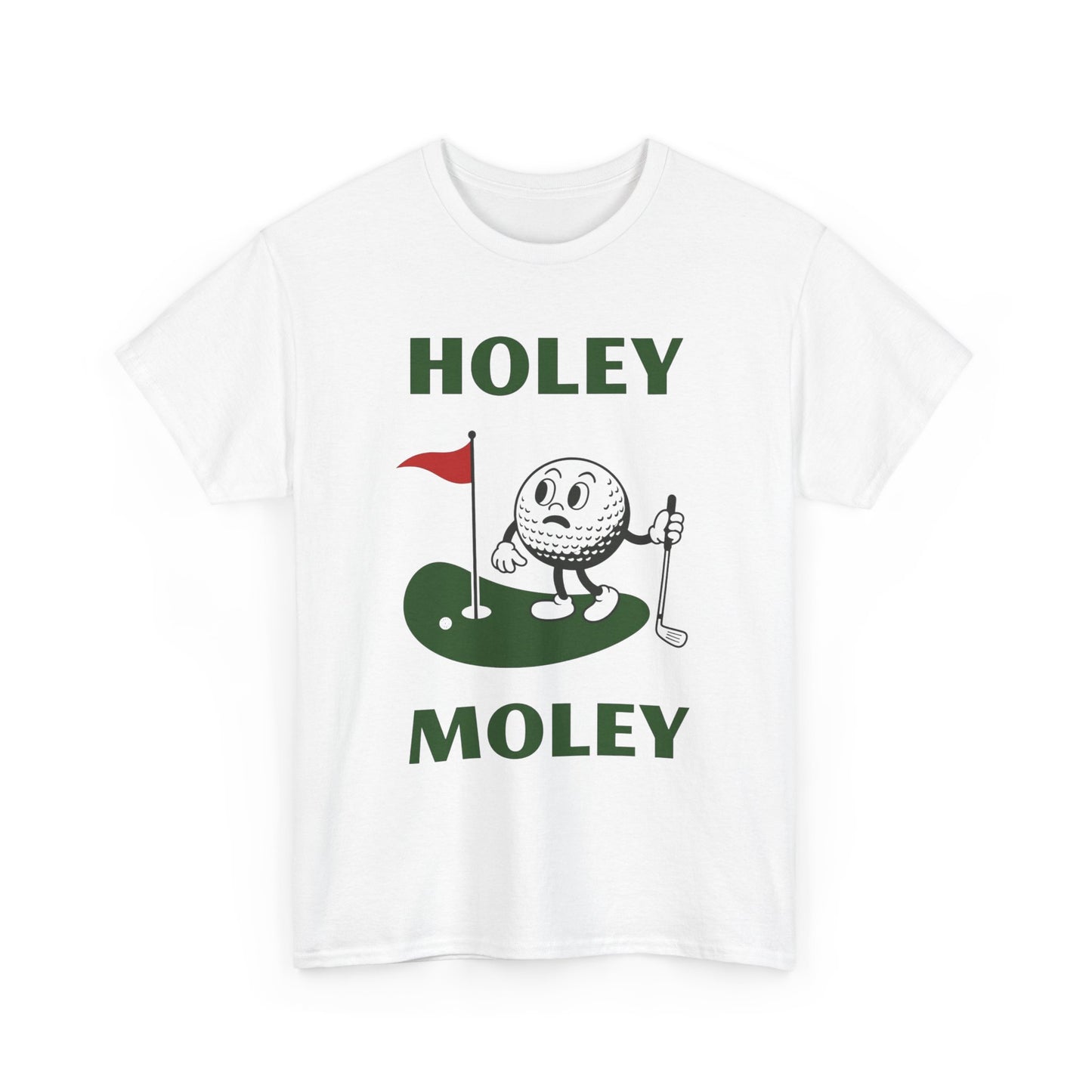 Holey Moley Golf Graphic T Shirt ADULT NEW