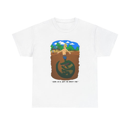 Funny Alligator Jokes Florida Graphic T Shirt Unisex Heavy Cotton Tee