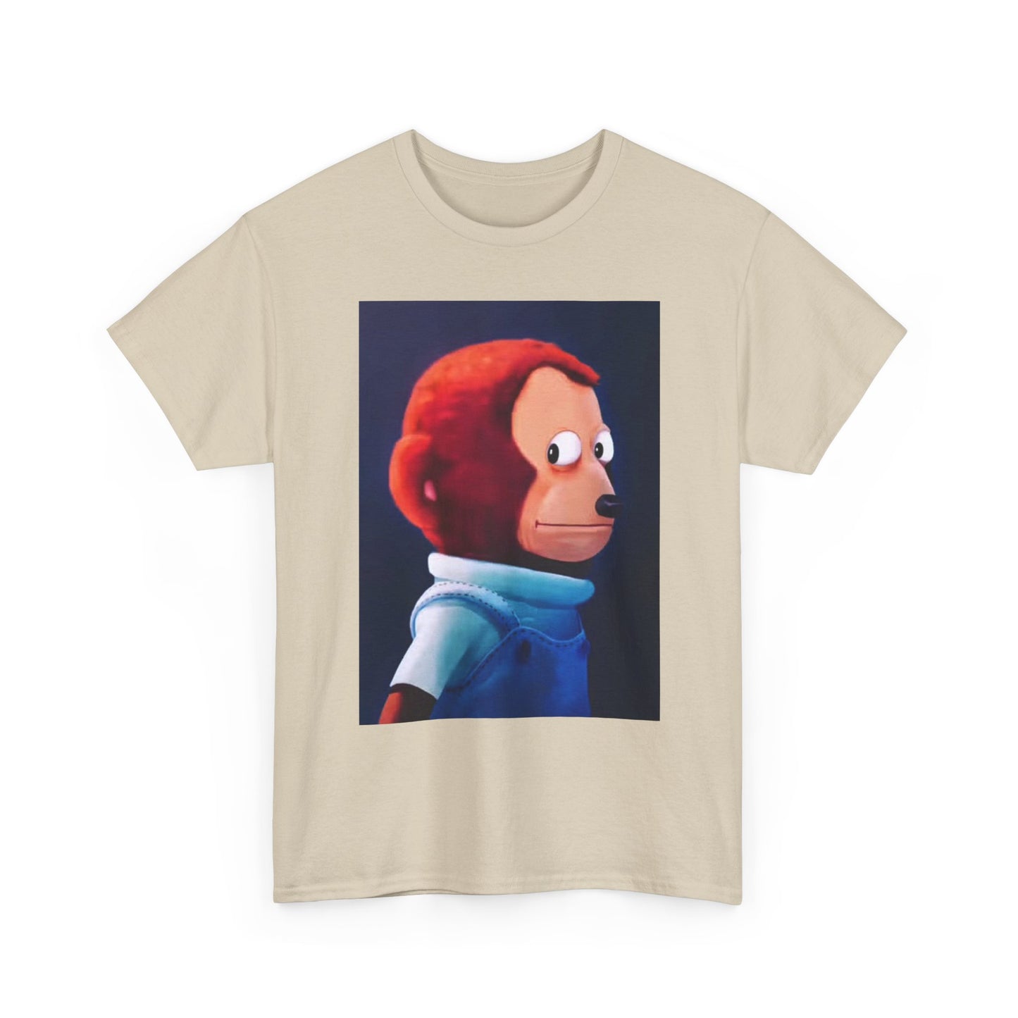 Funny Side Eye Jokes T Shirt MEME Comedy Cartoon Painting Unisex Heavy Cotton