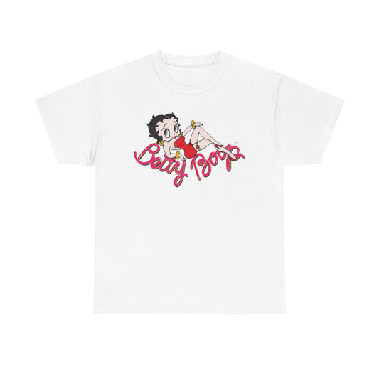 Betty Boop Graphic T Shirt Vintage Retro Art Unisex Heavy Cotton Tee 2