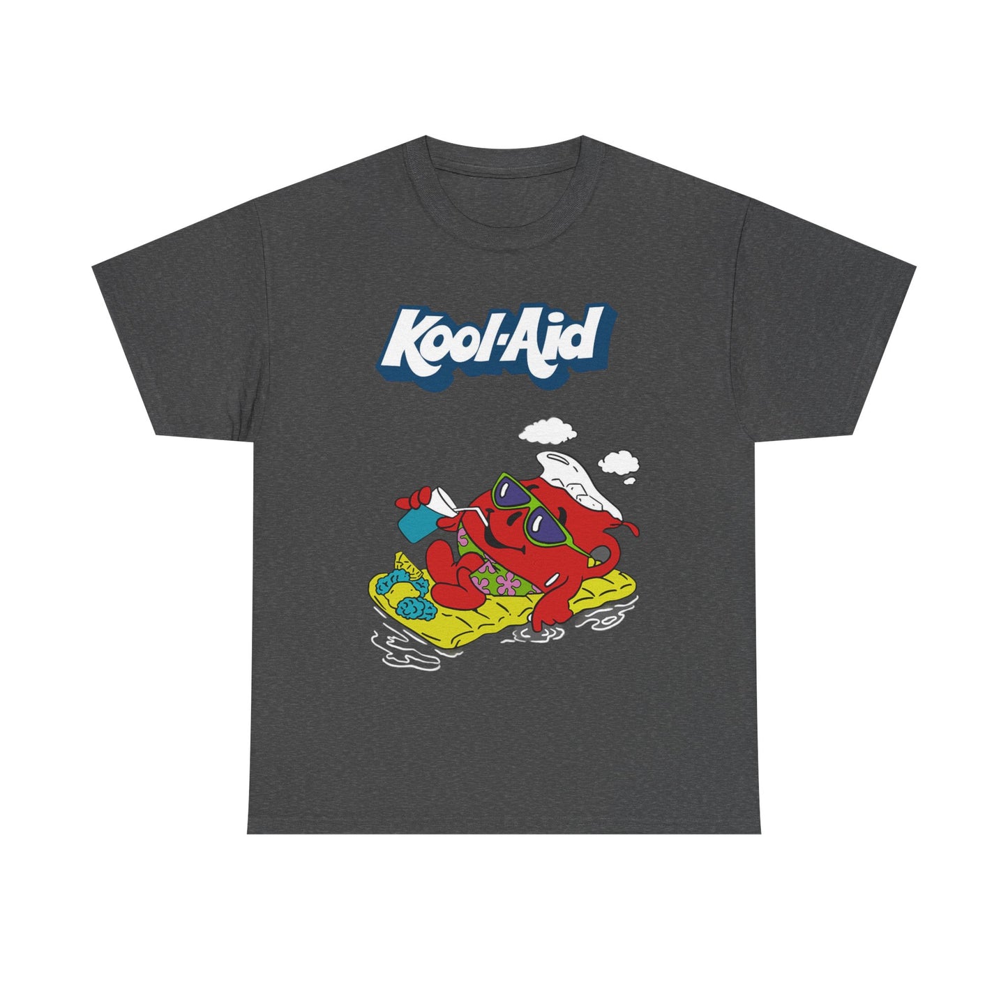 Kool Aid Shirt Vintage Logo 90s Nostalgic Art Unisex Heavy Cotton Tee