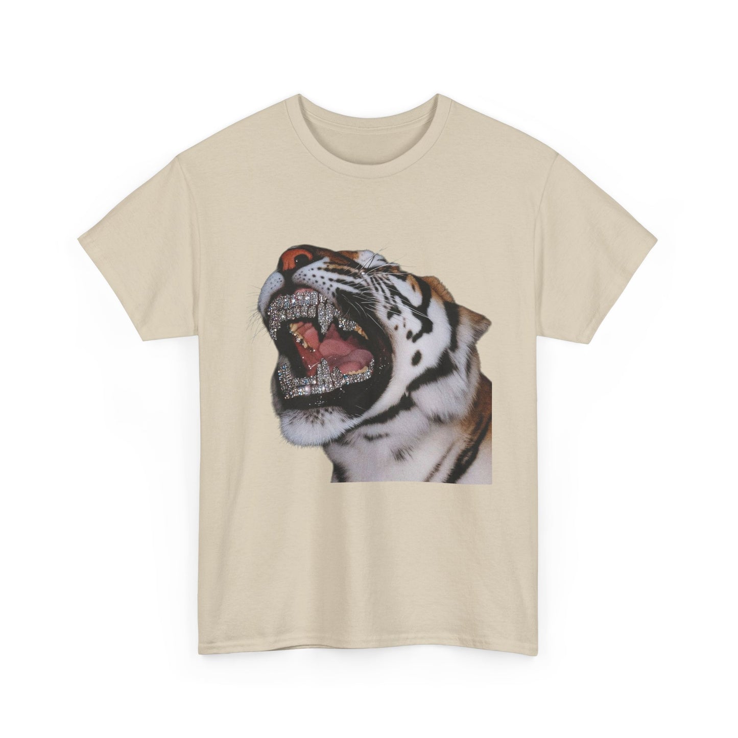 Bling Tiger Graphic T Shirt NEW Adult Unisex Heavy Cotton Tee