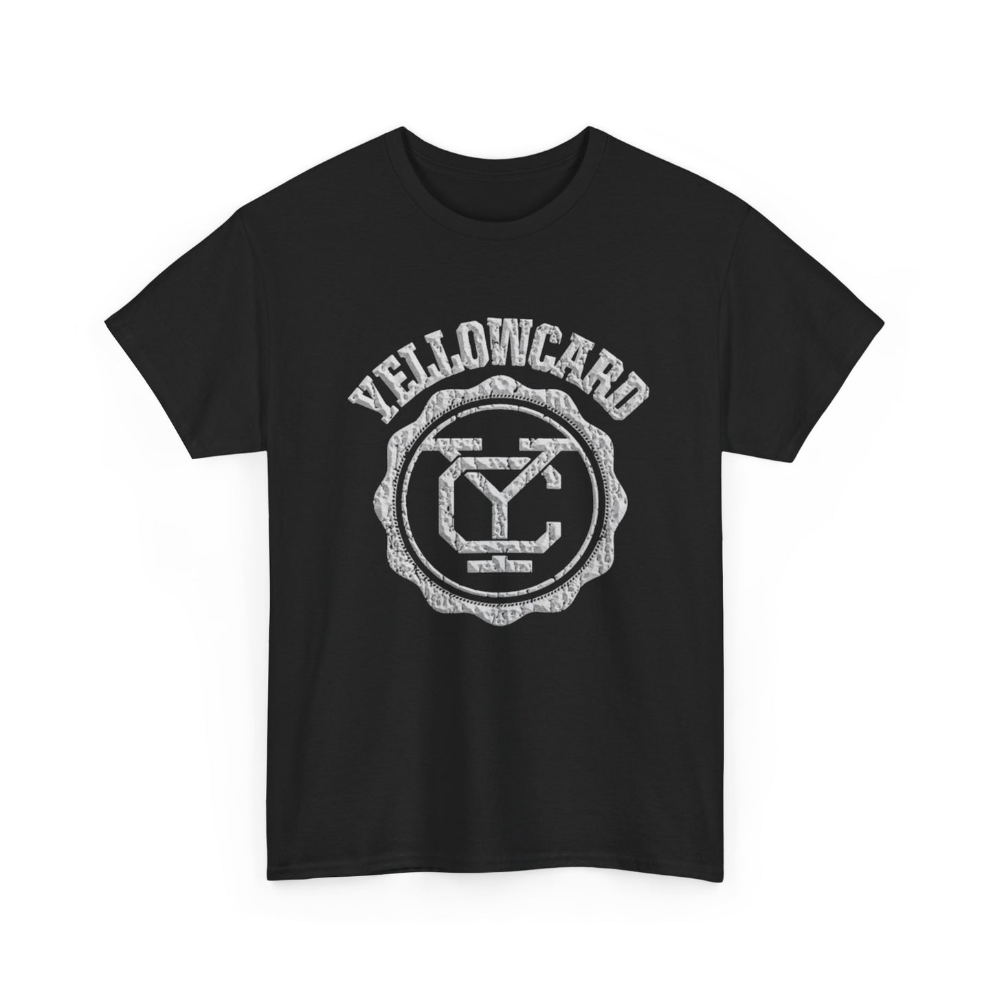 YellowCard Retro Punk Rock T Shirt Graphic Men's Heavy Cotton Tee