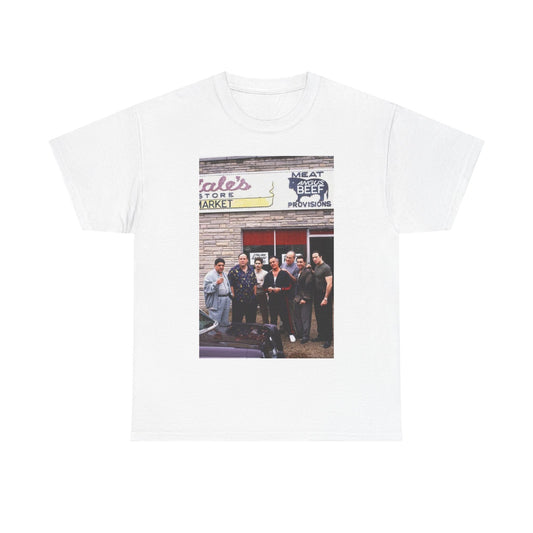 The Sopranos Tshirt Vintage Mob New York Italian Deli Unisex Heavy Cotton Tee