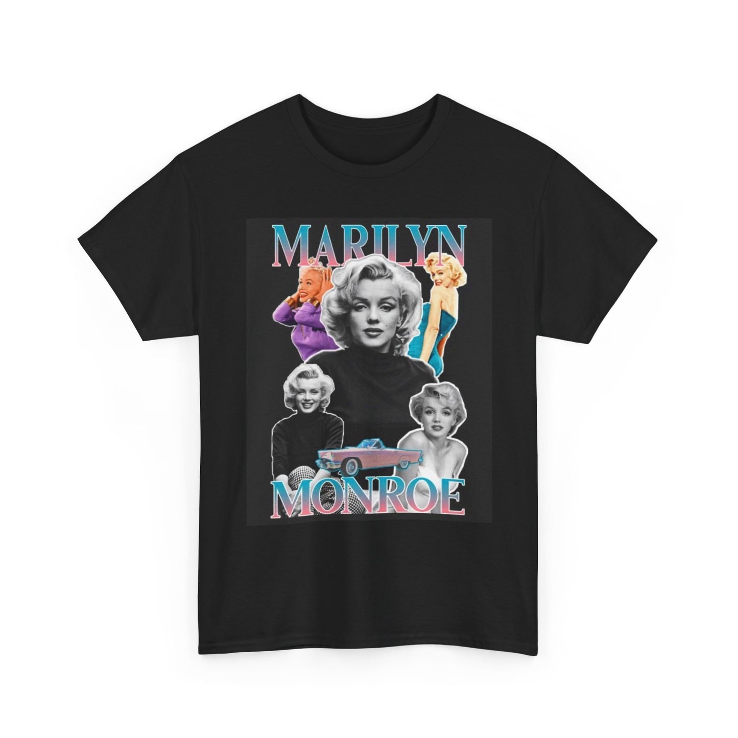 Marilyn Monroe Graphic T Shirt Vintage Model Unisex Heavy Cotton Tee