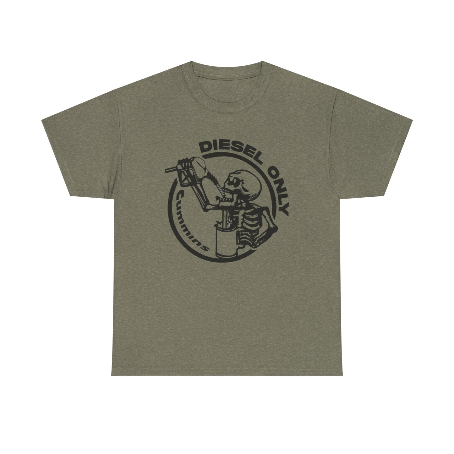 Diesel Only Cummins Graphic T Shirt Unisex Heavy Cotton Tee NEW