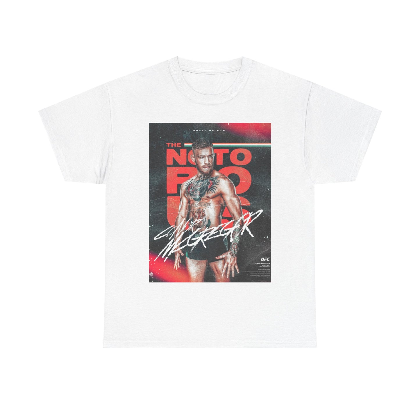 Conor Mcgregor Tshirt UFC Ireland MMA FIghting Retro Graphic Unisex Heavy Cotton