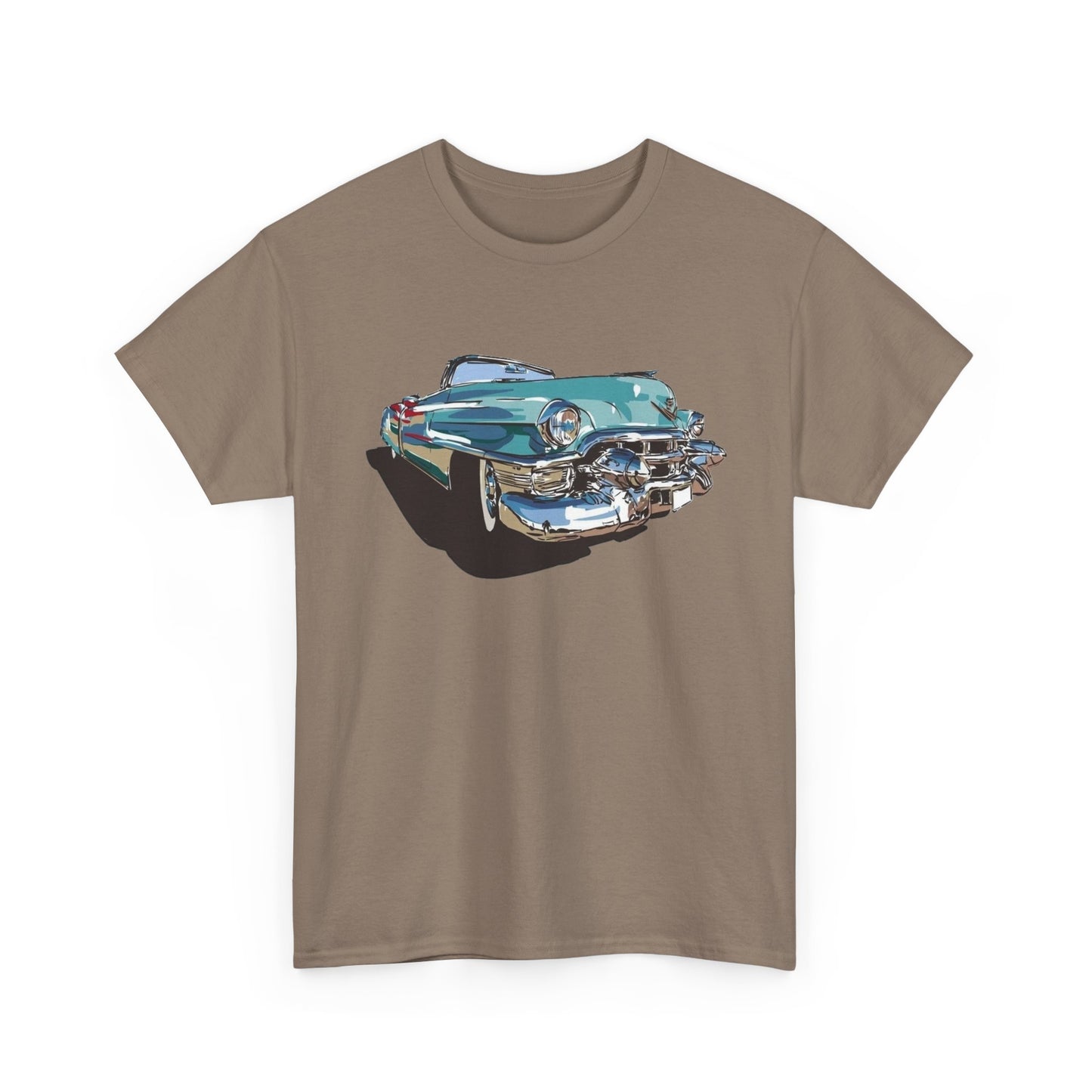 50's Caddy Retro Classic Cars Graphic T Shirt NEW Unisex Heavy Cotton Tee