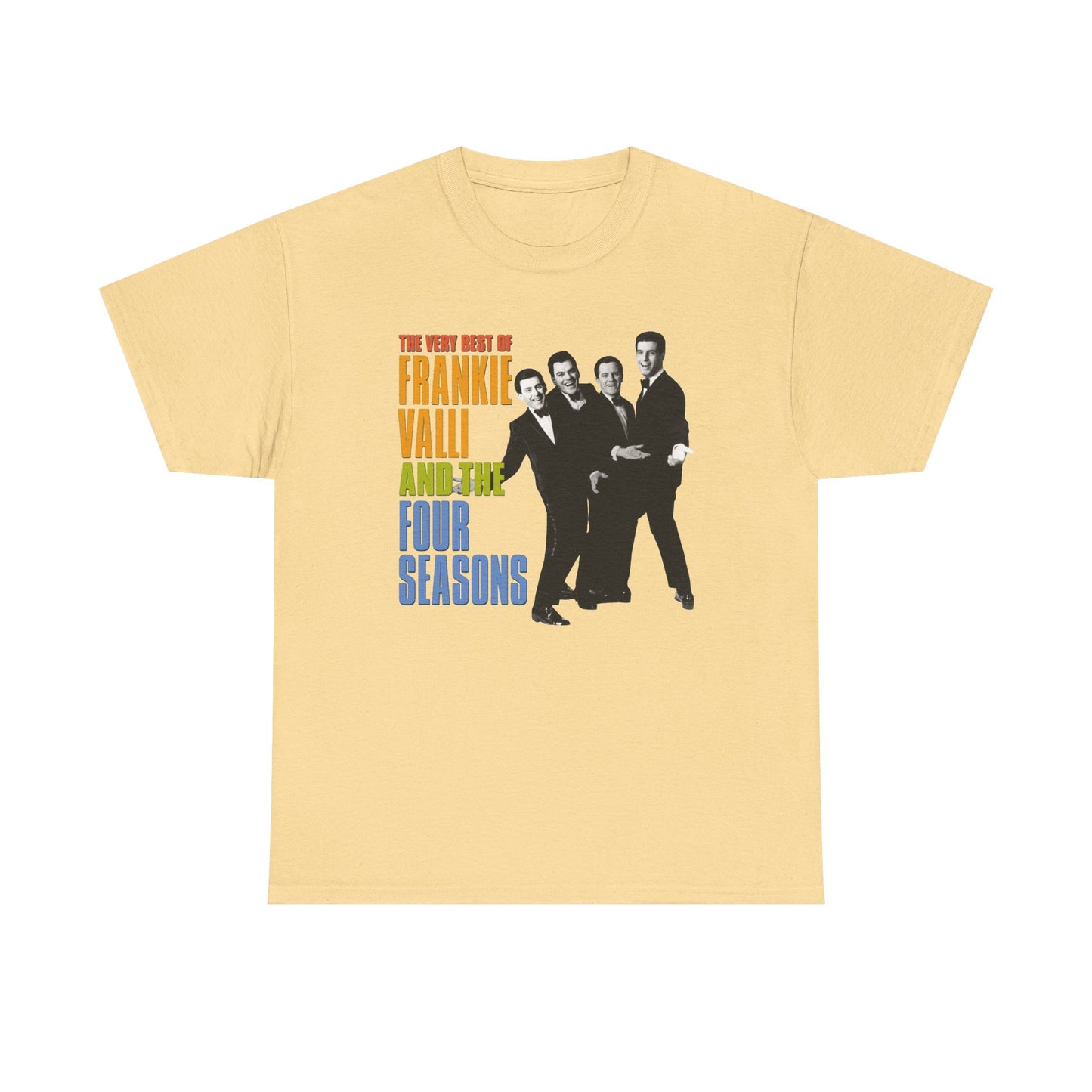 Frankie Valli And The Four Seasons Vintage Graphic T Shirt NEW Unisex Cotton Tee