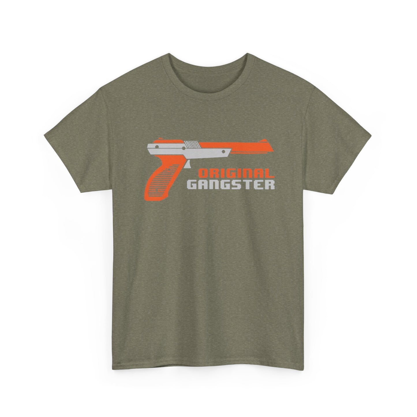 Original Gangster Graphic T Shirt Vintage Video Games Funny Unisex Heavy Cotton
