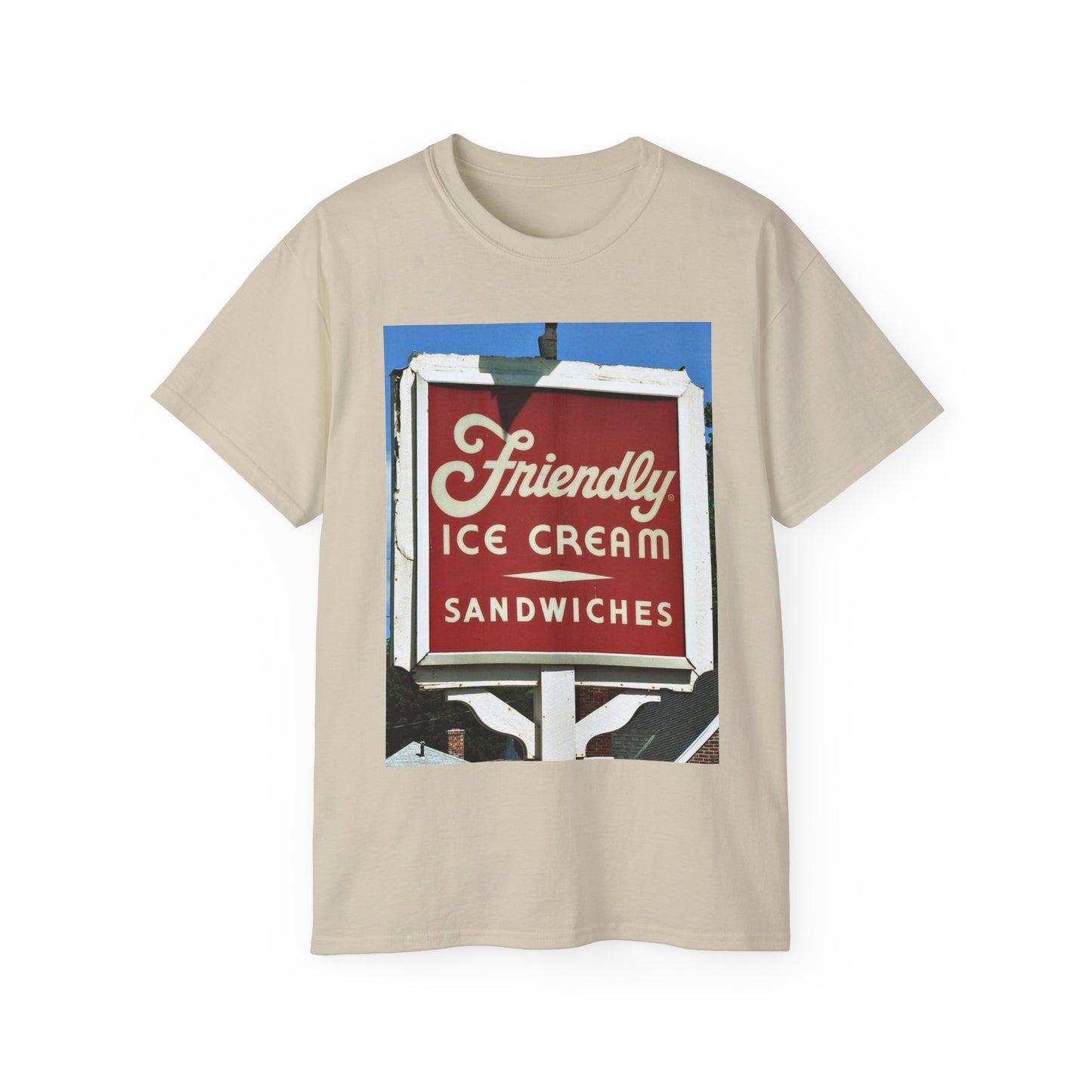 Friendlys ice cream T-shirt vintage New England restaurant chef Ultra Cotton Tee