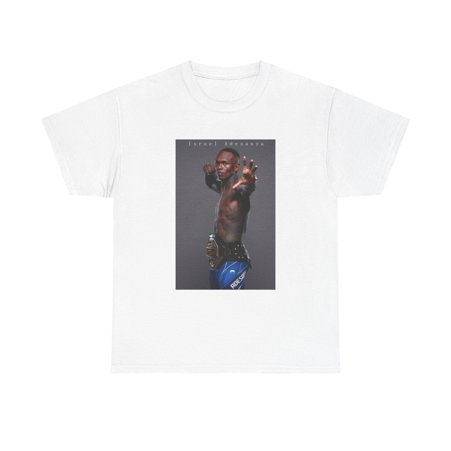 Israel Adesanya Tshirt MMA UFC Merch Champ Graphic Unisex Heavy Cotton Tee