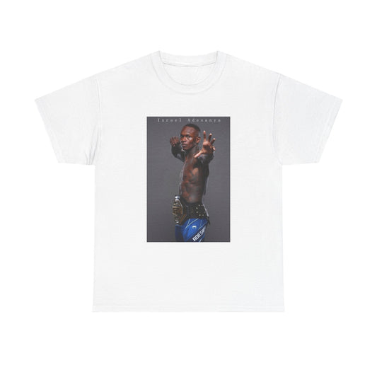Israel Adesanya Tshirt MMA UFC Merch Champ Graphic Unisex Heavy Cotton Tee
