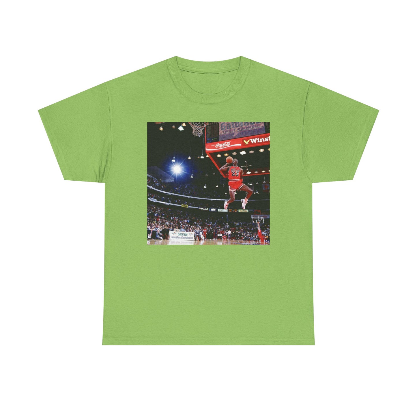 Michael Jordan Graphic T Shirt Retro Dunk Contest Unisex Heavy Cotton Tee