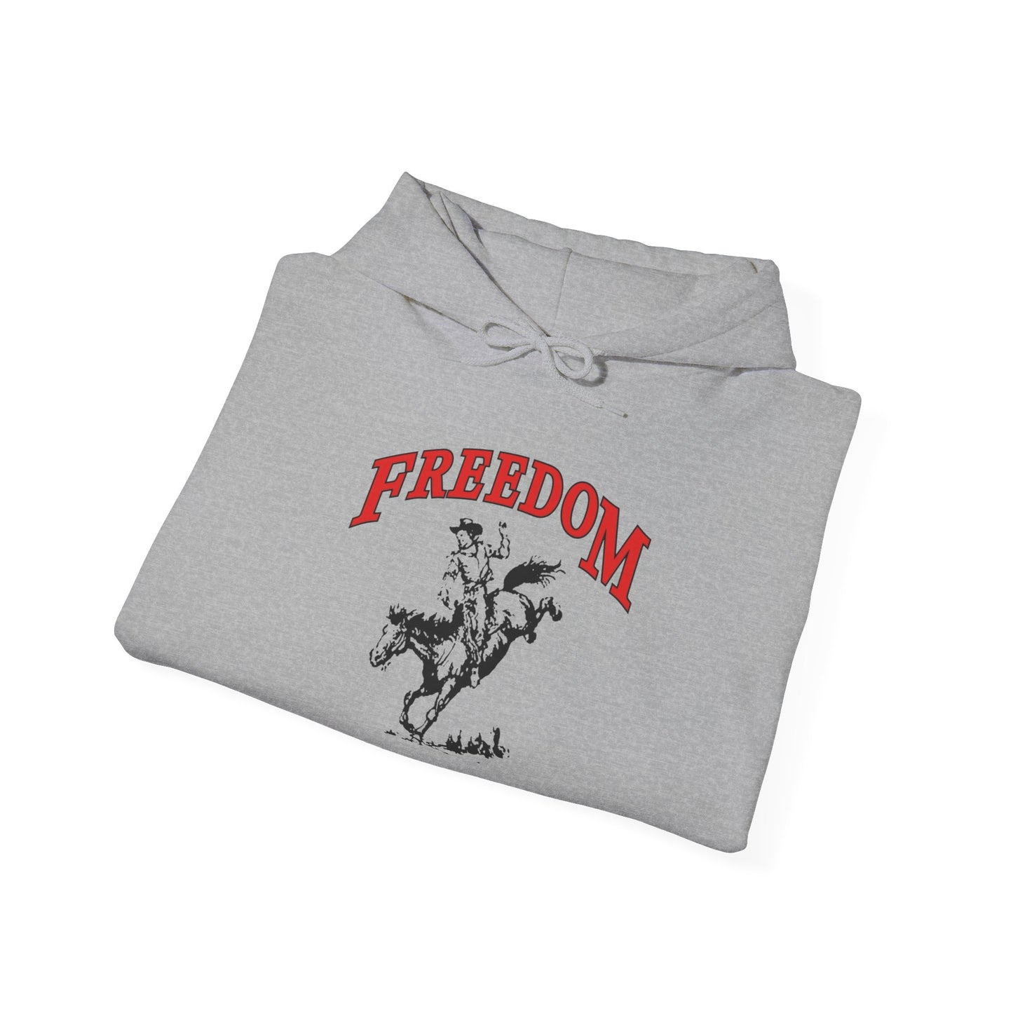 Freedom Horses Graphic Hoodie Unisex Heavy Blend™ Hooded Sweatshirt