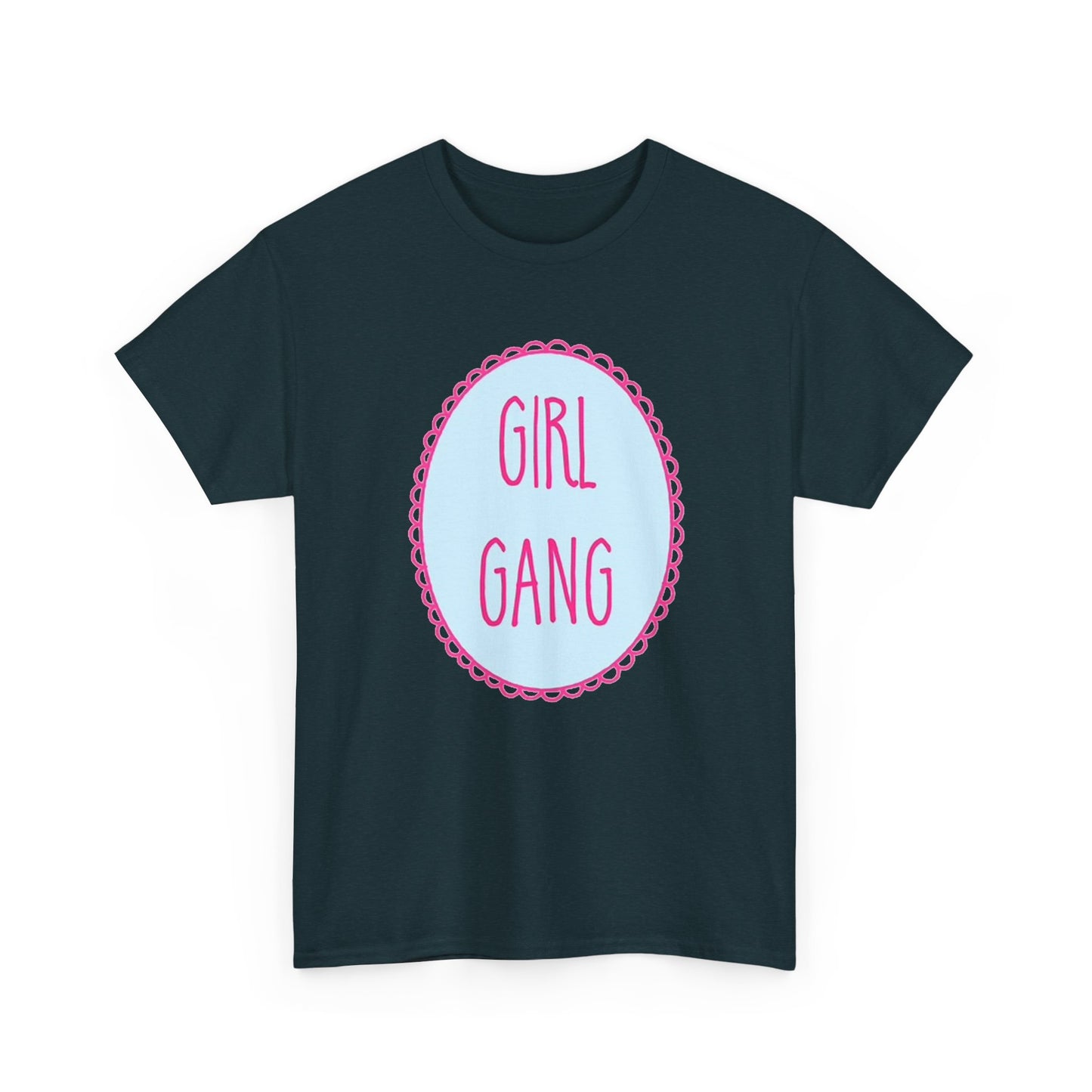 Girl Gang T Shirt Baby Shower Reveal Graphic Unisex Heavy Cotton Tee